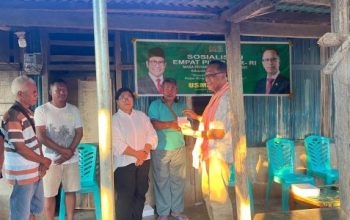 Sosialisasi Empat Pilar MPR RI di Desa Penfui Timur-Kabupaten Kupang, Anggota Komisi IV DPR RI, Usman Husin Segarkan Ingatan Tentang Pedoman Hidup Bangsa