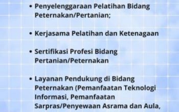Info Grafis Jasa/Produk Layanan Balai Besar Pelatihan Peternakan (BBPP) Kupang